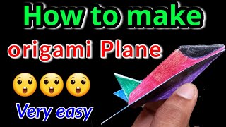 ප්ලේන් එකක් හදමුද ? How to make origami Airplane | Origami Sinhala