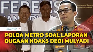 Keterangan Polda Metro Jaya Soal Laporan Dugaan Hoaks Dede dan Dedi Mulyadi di Kasus Vina