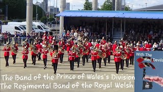 The Bands of the Royal Welsh and Prince of Wales's Division + The Red Devils Parachute Display Team