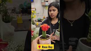 Beautiful लड़की को जब Cactus वाला Rose दिया🌹 #shorts