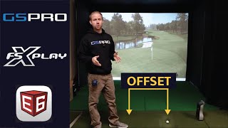 How to Adjust Offset in Golf Simulators | GSPro | FSX Play | E6 Connect
