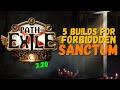 5 Builds for 3.20 Forbidden Sanctum League | POE, Path of Exile