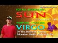 Sun Transit In Virgo 2024। Sun Transits In Virgo 2024।