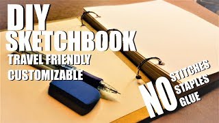 DIY Homemade Sketchbooks (Easy, Fun and Customizable) // Knoel's Nook