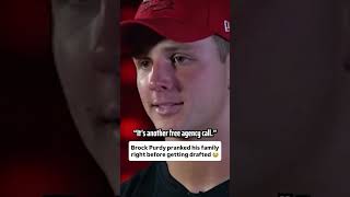 Brock Purdy Pranked His Family Before Getting Drafted Last 😂