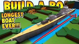 Build a Boat LONGEST BOAT EVER!!! ( World Record )