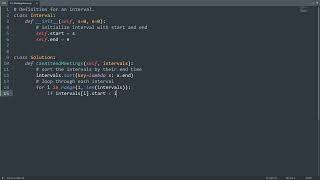 Leetcode 252. Meeting Rooms in Python | Python Leetcode | Python Coding Tutorial | Python Code ASMR