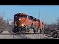 hd kansas city s busiest railroad bnsf emporia u0026 st joseph subdivisions in action 15 trains