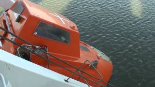 Free fall boat test YN9422 Damen Shipyards Bergum Tide Navigator