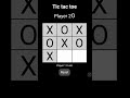 TIC TAC TOE USING || JAVASCRIPT,HTML,CSS || IN MOBILE #htmltutorial #js #tiktokvideo #games