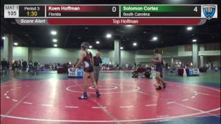 3105 Schoolboy 105 Solomon Cortez South Carolina vs Koen Hoffman Florida 3613758104