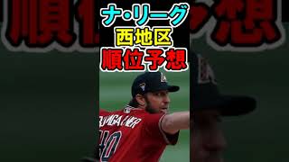 2023年MLBナ・リーグ西地区　順位予想