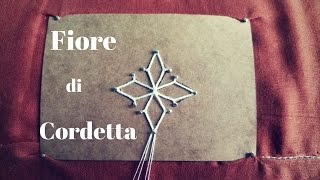 Tombolo Tutorial | Fiorellino a Cordetta