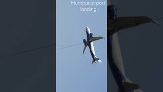 Mumbai airport landing
