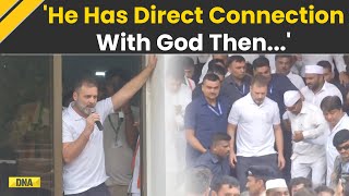 Rahul Gandhi Slams PM Modi In Ahmedabad Saying, 'He Has Direct Connection With God' |Gujarat