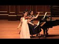 schumann sonata for violin and piano no 1 in a minor op. 105 yoojin jang