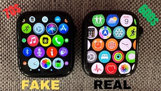 Fake vs Real Apple Watch Series 8 GPS 45m / How to spot fake Apple Watch
