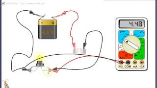 Tutoriel : Utilisation d'un voltmètre