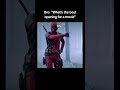 Deadpool bye bye bye dance opening scene 😂 #deadpool #wolverine #marvel #byebyebye