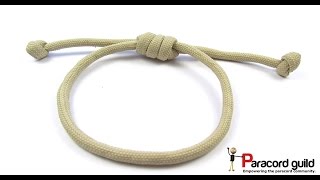 Hangman's noose paracord bracelet/hair strap