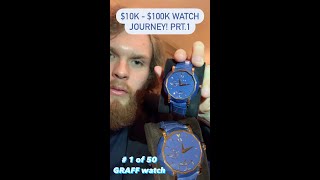 RARE 1 of 50 Graff watch! $10k to 100K watch trading journey prt.1! #shorts #graff