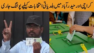 Polling For Local Bodies Elections Underway In Karachi & Hyderabad Divisions | Khyber News | KA1U