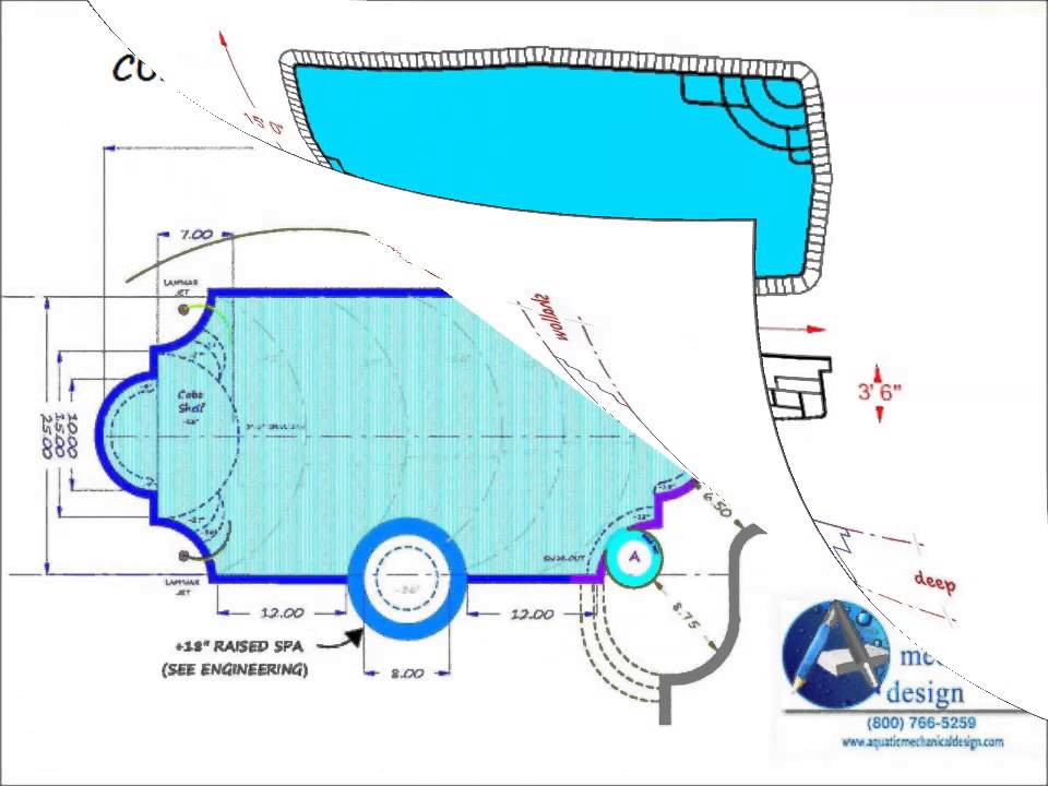 Layout Pool Design Drawings