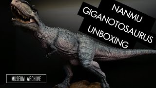 Nanmu Dinosaur Giganotosaurus Unboxing and Review 4K | Jurassic Park