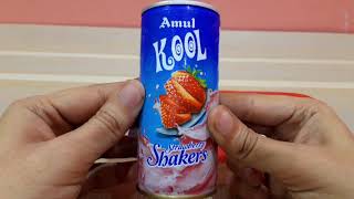 Amul Kool Strawberry Opening \u0026 Review