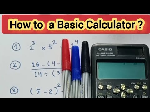 How To Use A Basic Calculator ( Casio Fx-991Es Plus Calculator)? - YouTube