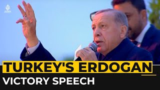 Erdogan's victory speech: All 85 million citizens of Turkey are victors of elections