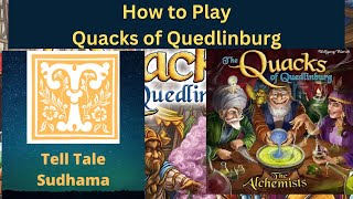 How to Play Quack of Quedlingburg Game. Poison Pots Alchemist. Interesting 4 player Game Tamil.