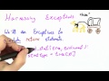 Harnessing Exceptions - Programming Languages