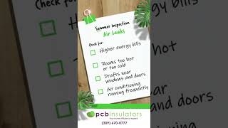 PCB Insulators - Summer Inspection Checklist