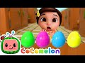 Surprise Humpty Dumpty Eggs Song! | Nina's Familia | CoComelon Nursery Rhymes & Kids Songs