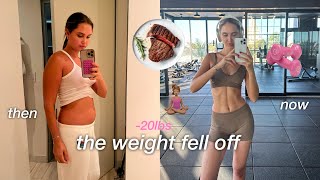 How I lost 20 lbs \u0026 became hot af