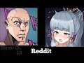 ANIME vs REDDIT (The Rock Reaction Meme) | GENSHIN IMPACT part 37