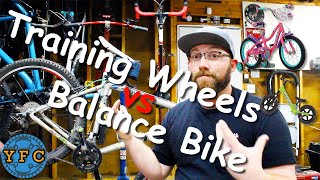 Training Wheels vs Balance Bike