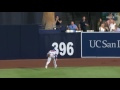 nym@sd conforto chases down pirela s fly ball