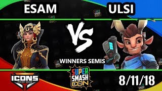 SSC 2018 Icons - PG | ESAM (Zhurong) Vs. Ulsi (Kidd) - Icons: Combat Arena Winners Semis