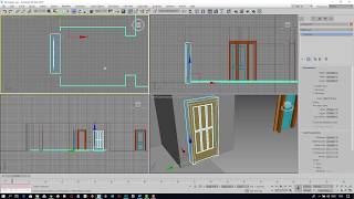 Двери в 3ds Max при помощи инструмента doors