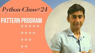 NESTED LOOP IN PYTHON | PATTERN QUESTIONS IN PYTHON | RAJU SIR KI PATHSHAALA | CLASS # 24