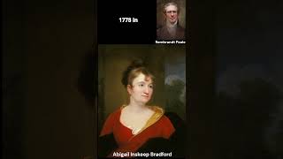 19th Century Portrait Art History:: Abigail Inskeep Bradford by Rembrandt Peale (1803–1808)