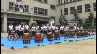 0525　６－２「土堂っ子太鼓＠運動会　新・乱鬼」