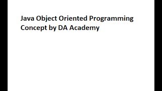 Java Tutorial | Session-5 |Java Object Oriented Programming Concept