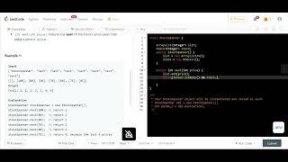 Online Stock Span | LeetCode 901 | Java