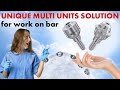 Implants buccally inclined Unique multi unit solution for work on bar. Digital impression