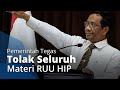 Soal RUU HIP, Mahfud MD Ungkap Bahwa Pemerintah Menolak Tafsir Pancasila di Segala Bidang