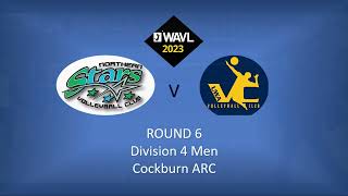 WAVL 2023 Division 4 Mens Round 6 - Northern Stars vs UWA