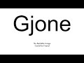 gjone